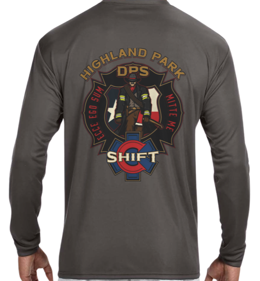 HPDPS C-Shift Men's Long Sleeve Performance T-Shirt