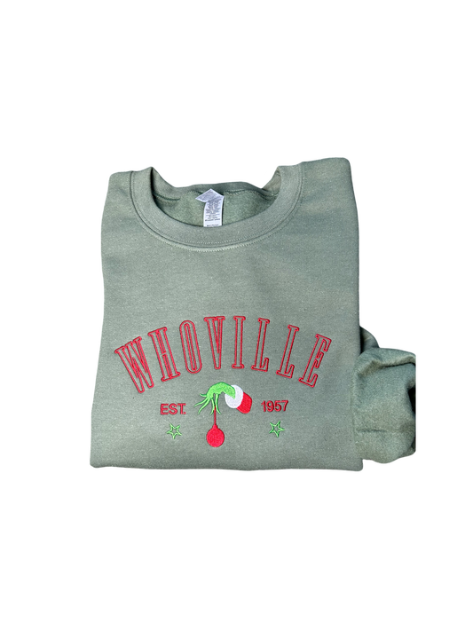 Whoville Embroidered Sweatshirt