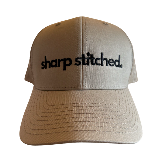 Sharp Stitched Logo Hat