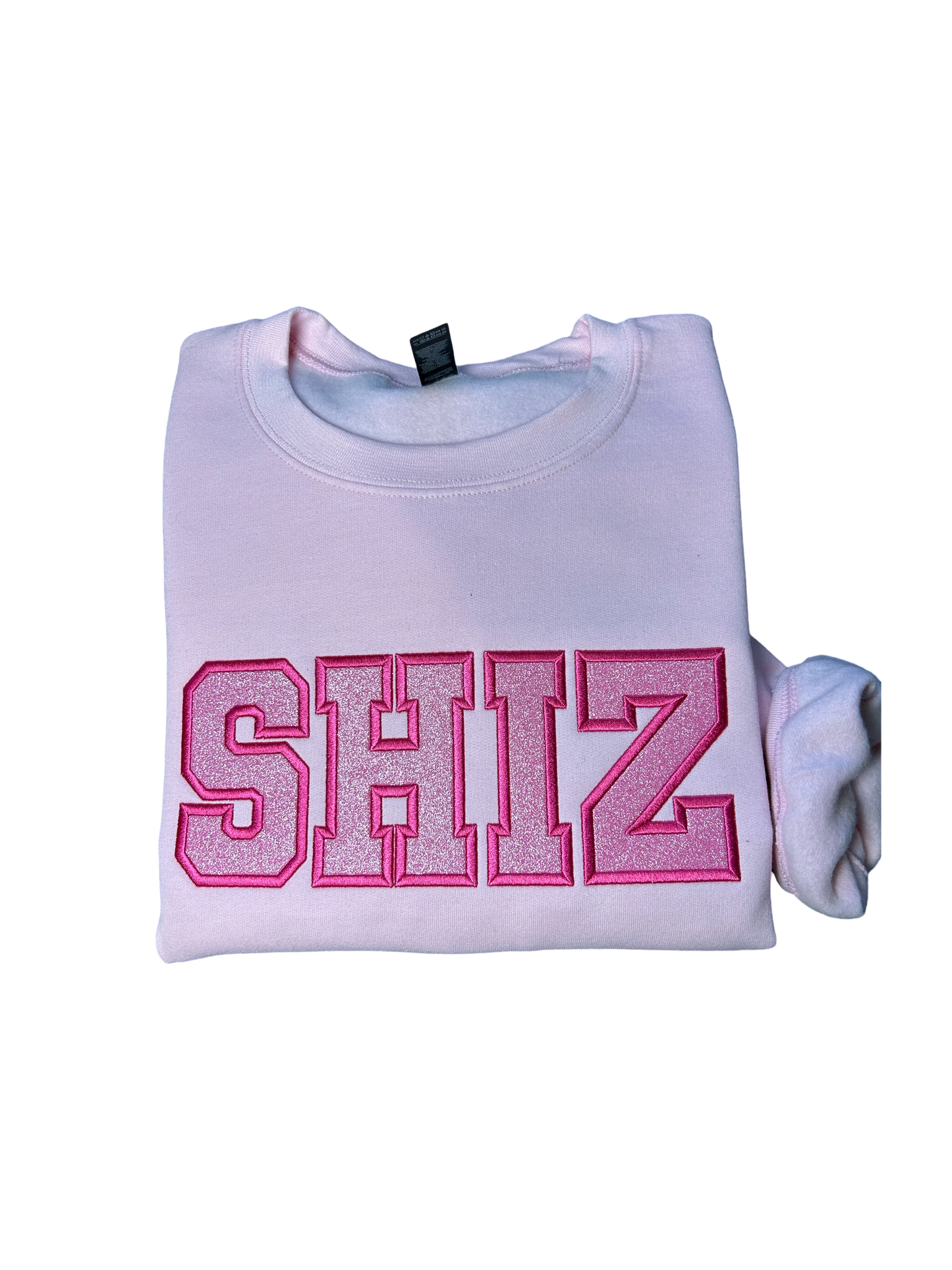 Shiz Glitter Embroidered Sweatshirt