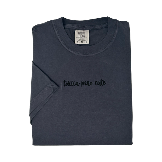 Toxica Pero Cute Embroidered T-Shirt