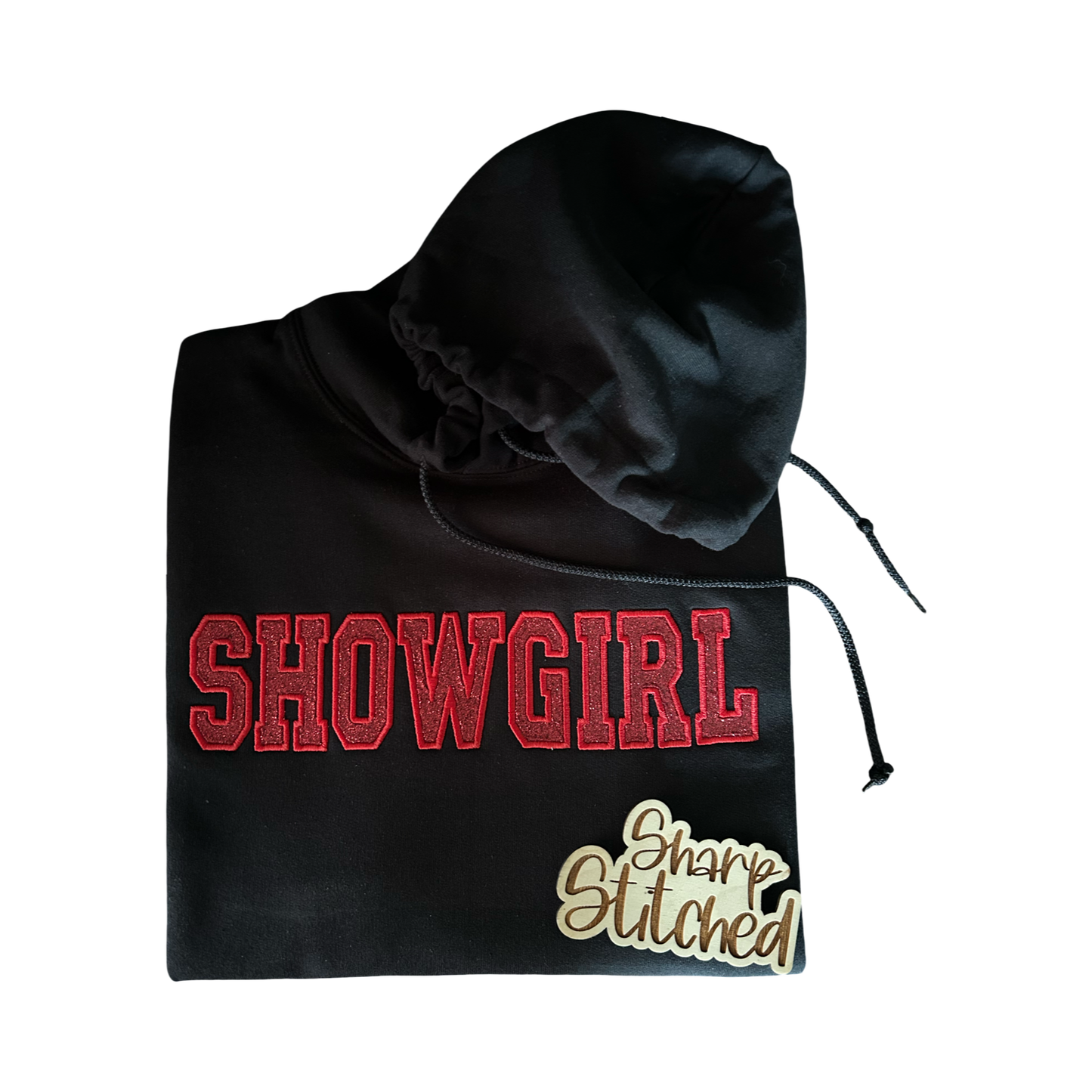 Showgirl Glitter Embroidered Hoodie