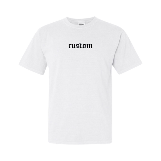 Old English Font Custom T-Shirt