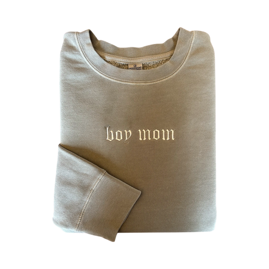 Boy Mom Crewneck Sweater